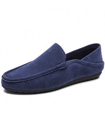 Office & Career / Casual Suede Loafers Black / Blue / Gray  