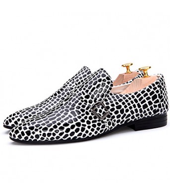 Leopard Banquets/Weddings/Parties/Nightclubs Trend Casual Leather Shoes White/Orange/Green/Bule  